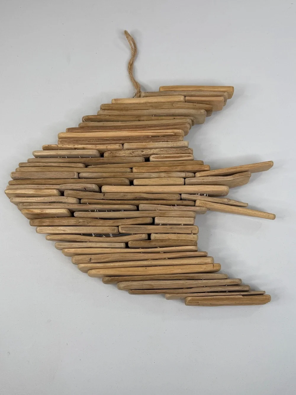 Coastal/Nautical Home/Beach House-Driftwood Fish Wall Decor